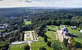 Aerial view of the Grande Perspective towards the south