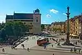 The church as seen from the Castle Square