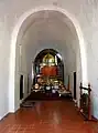 The interior of the Maha Chedi is undergoing renovation