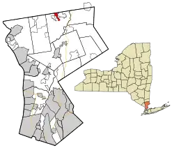 Location of Lincolndale, New York