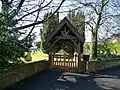 War Memorial gate, entrance to Church