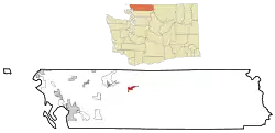 Location of Glacier, Washington