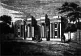 Gateway to the Botanical gardens c. 1832