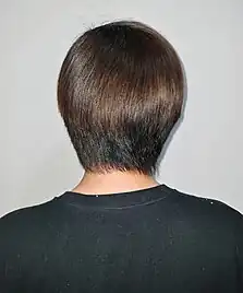 Medium brown hair