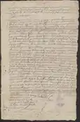 First and only part from the letter