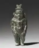 Statuette of Bes; 525 BC; bronze; Late Period, Dynasty 27 or later; overall: 8 × 3.5 × 2.2 cm; Cleveland Museum of Art (Cleveland, Ohio, USA)