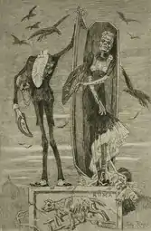 Frontispiece for The Supreme Vice by Peladan (1884) etching and aquatint (11.75 x 7.78&nbsp;cm) Los Angeles County Museum of Art