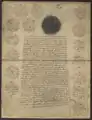 Letter from the Sultan of Jambi containing his credentials