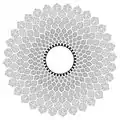 the dome of sheikh lotfollah interior vector